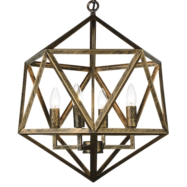 Amazon 4 Light Up Pendant With Antique Forged Copper Finish